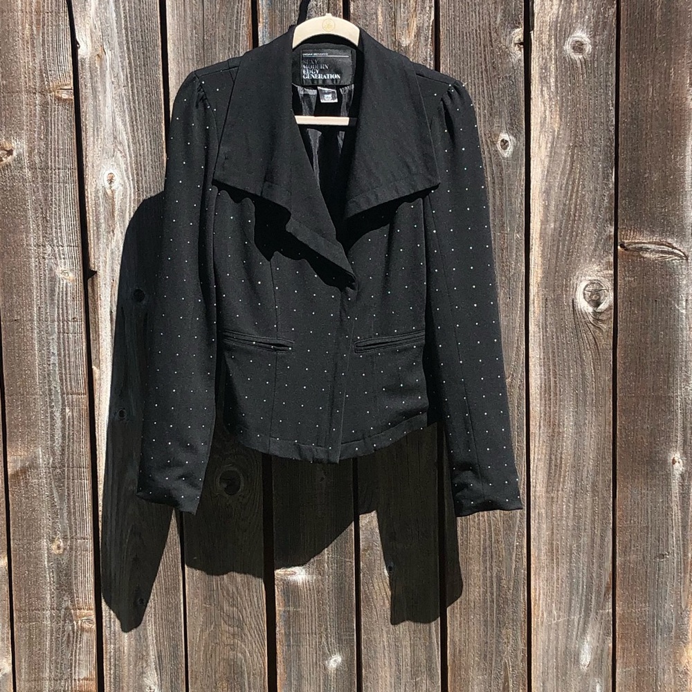 Urban Behavior black studded jacket/blazer 
Sexy Modern Edgy Generation medium